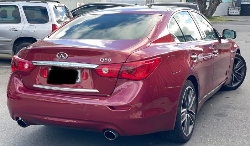 Infiniti Q50 Nissan Skyline Red 2015 139000kms 2000cc full